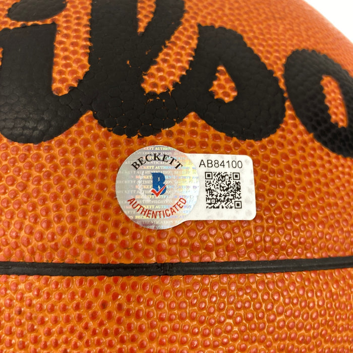 Beautiful Michael Jordan Signed Basketball UDA Upper Deck & Beckett