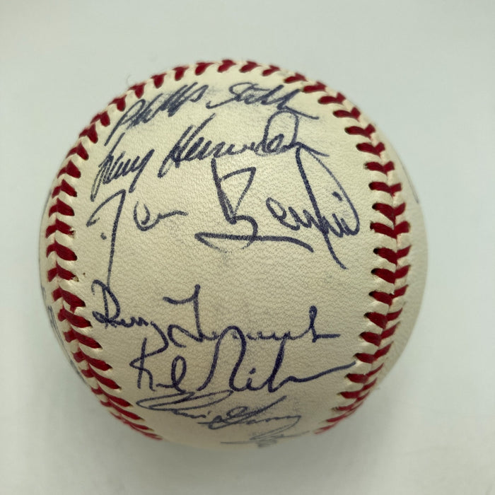 1990 Detroit Tigers Team Signed Baseball Sparky Anderson