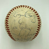 Jackie Robinson 1956 Brooklyn Dodgers NL Champs Team Signed Baseball JSA COA