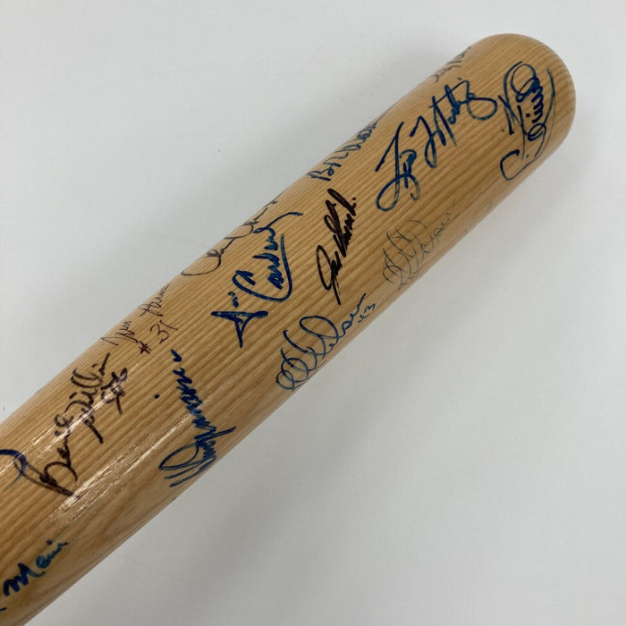 1996 New York Yankees World Series Champs Team Signed Bat Derek Jeter JSA COA