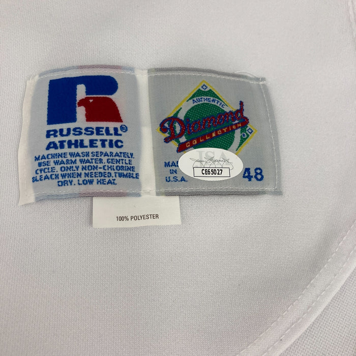 Fred McGriff Signed Game Issued Tampa Bay Devil Rays Russell Jersey JSA COA