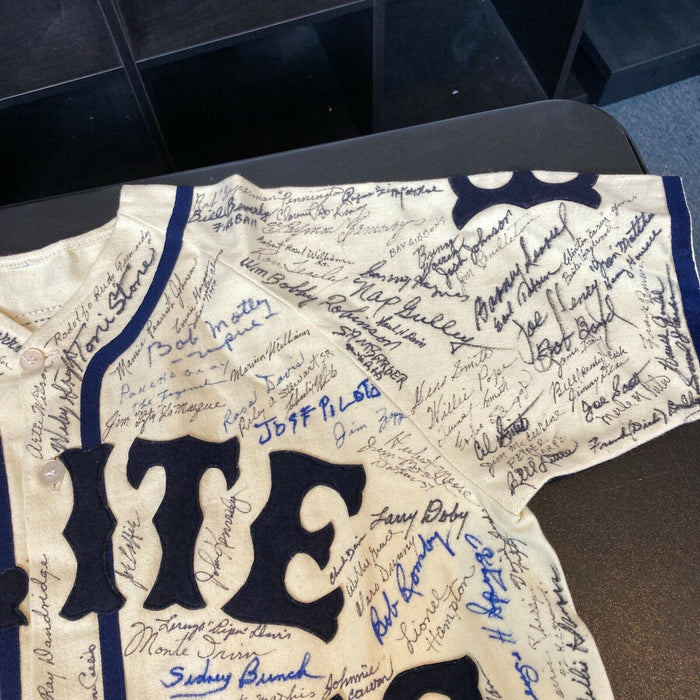 Extraordinary Negro League Legends Signed Jersey With Over 200 Autographs JSA