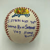 Duke Snider Signed Heavily Inscribed Career STAT Baseball Reggie Jackson COA