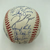 1996 Houston Astros Team Signed Baseball Jeff Bagwell & Craig Biggio