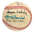1920 Cleveland Indians World Series Champs Team Signed Baseball Beckett COA