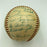 Willie Mays 1954 New York Giants World Series Champs Team Signed Baseball JSA