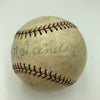 Billy Sunday Signed 1925 American League Baseball Evangelist JSA & Beckett