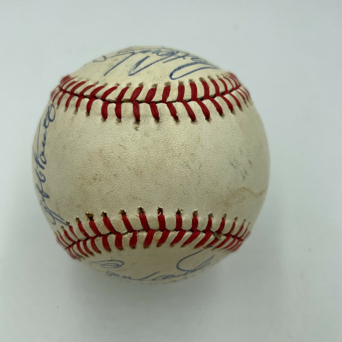1990 Philadelphia Phillies Team Signed National League Baseball With JSA COA