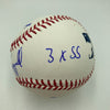 Alan Trammell Signed Heavily Inscribed STAT Baseball JSA COA