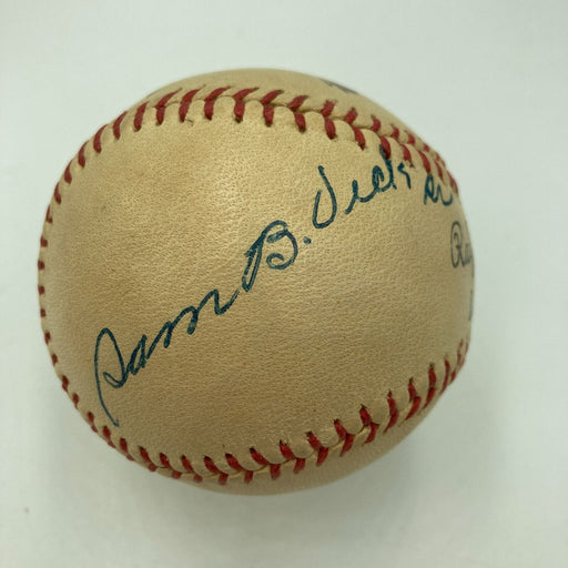 Sammy Vick Single Signed baseball 1917-1920 New York Yankees JSA COA