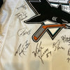 1999-2000 San Jose Sharks Team Signed Authentic Game Model NHL Jersey JSA COA