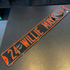 Willie Mays Signed Large Willie Mays Drive Street Sign Giants JSA COA