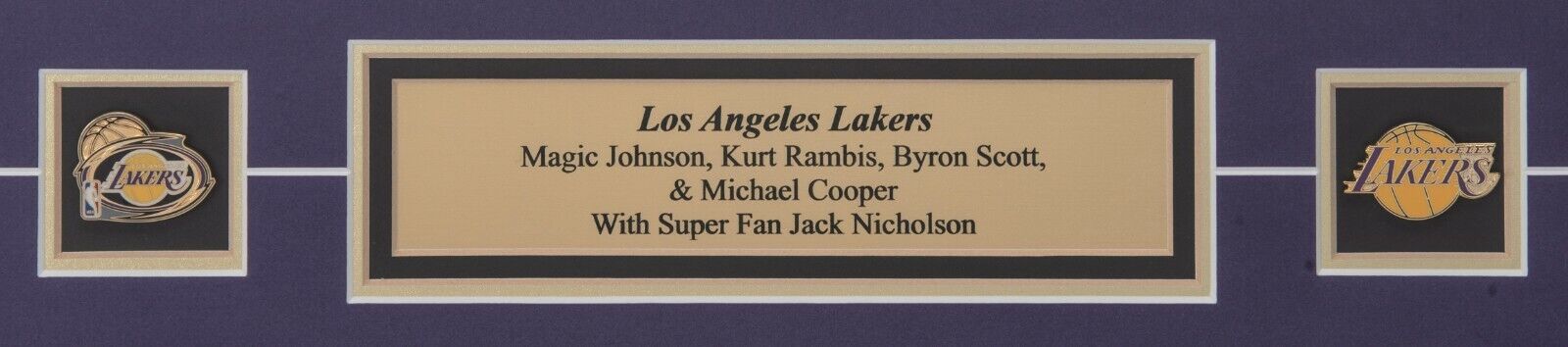 Jack Nicholson 1986 Los Angeles Lakers "Showtime" Signed 11x14 Photo PSA DNA COA