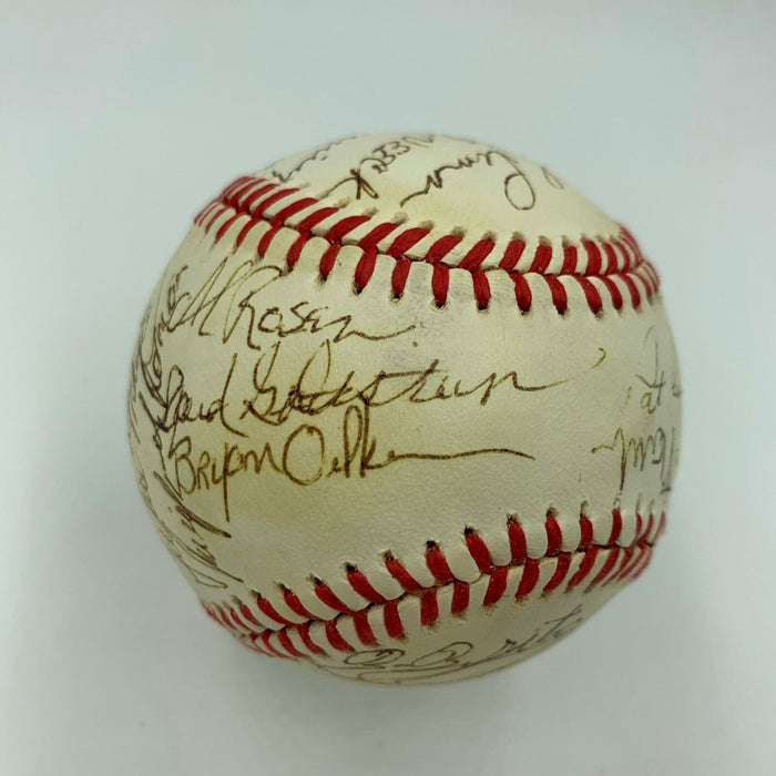 Jimmy Dudley Bob Feller Cleveland Indians Legends Signed Baseball 26 Sigs JSA