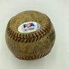 Extremely Rare Max Lefty Weisman 1940's Signed Baseball Cleveland Indians PSA