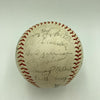 Nice 1943 Boston Red Sox Team Signed Baseball Ted Williams Al Simmons JSA COA