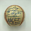 1958 New York Yankees World Series Champs Team Signed Baseball PSA DNA COA
