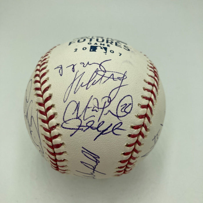 Clayton Kershaw Rookie 2007 All Star Game Team Signed Baseball MLB Authentic