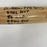 Willie Mccovey Signed Heavily Inscribed STAT Baseball Bat MLB & Fanatics Holo