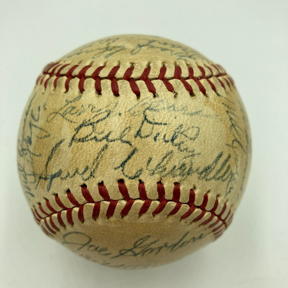 1946 New York Yankees Team Signed American League Baseball Joe Dimaggio JSA