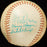 Satchel Paige 1970's Hall Of Fame Induction Multi Signed Baseball JSA COA