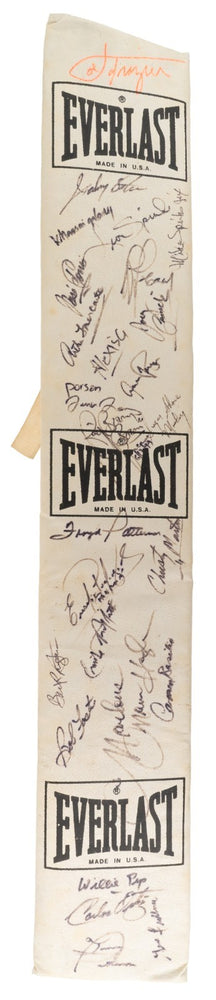 Boxing Legends Signed Post Joe Frazier Sugar Ray Leonard Floyd Patterson JSA
