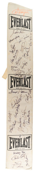 Boxing Legends Signed Post Joe Frazier Sugar Ray Leonard Floyd Patterson JSA