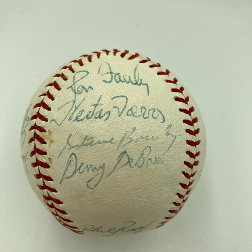 Rare 1977 Toronto Blue Jays Inaugural Season Team Signed Baseball With JSA COA