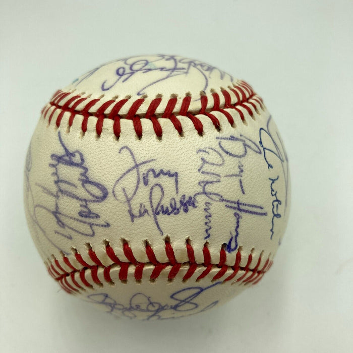 1991 All Star Game Team Signed Baseball Cal Ripken Jr. Kirby Puckett JSA COA