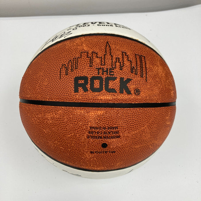 Lebron James Pre Rookie 2003 All American High School Team Signed Basketball JSA