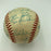 1961 New York Yankees World Series Champs Team Signed Baseball Mickey Mantle JSA