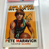 1971 Topps Pistol Pete Maravich Signed Autographed Basketball Card PSA DNA