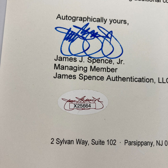 The Finest 1956 World Series Yankees Dodgers Signed Program Mantle Koufax JSA