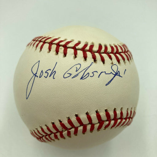 Josh Gibson Jr Signed Official Major League Baseball Negro League Legend JSA COA