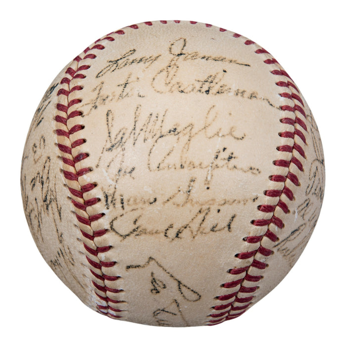 RARE 1954 NY Giants World Series Champs Signed Baseball Willie Mays PSA DNA COA