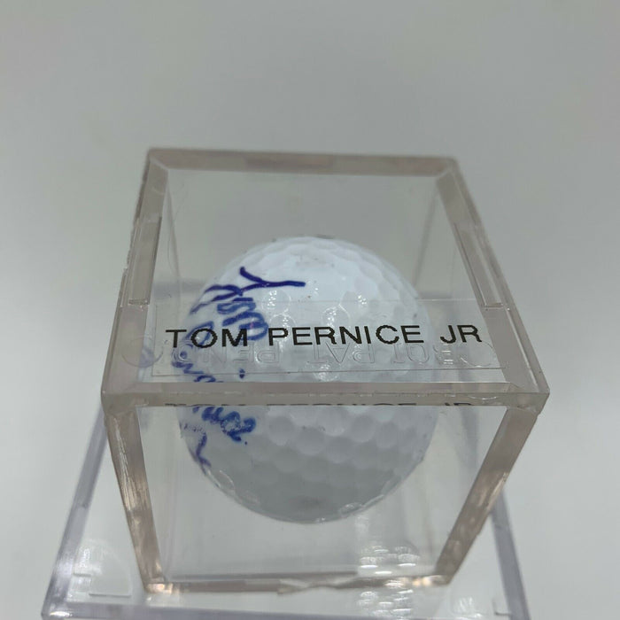 Tom Pernice Jr Signed Autographed Golf Ball PGA With JSA COA
