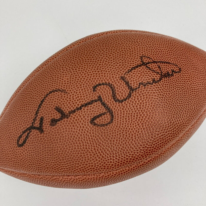 Johnny Unitas Signed Wilson Official NFL Football JSA COA