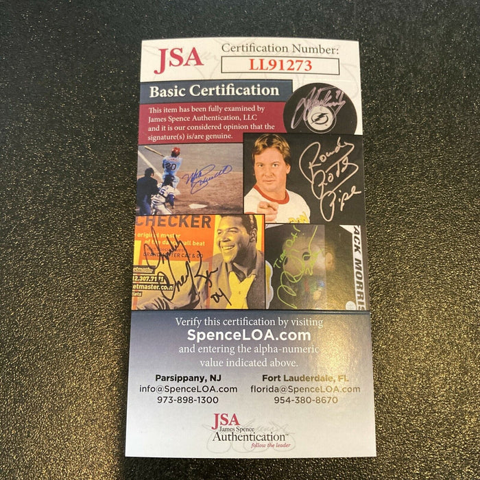 Ed Harris Signed Autographed The Rock VHS Movie With JSA COA