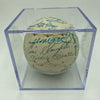 Mickey Mantle Joe Dimaggio Willie Mays Hall Of Fame Multi Signed Baseball JSA