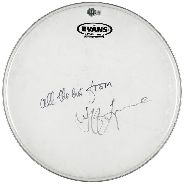 Jeff Lynne Signed Drumhead Beckett Certified
