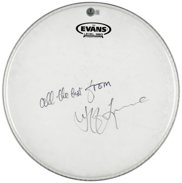 Jeff Lynne Signed Drumhead Beckett Certified