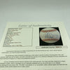 Robert Plant Led Zeppelin Single Signed American League Baseball JSA COA RARE