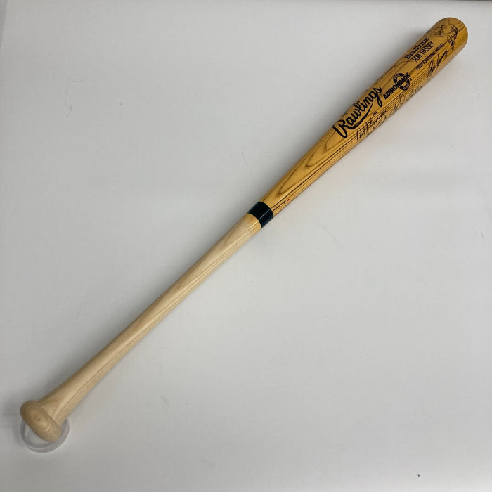 1989 Oakland A’s World Series Champs Team Signed Baseball Bat JSA COA