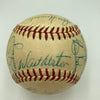 1955 Brooklyn Dodgers W.S. Champs Team Signed Baseball Jackie Robinson PSA DNA