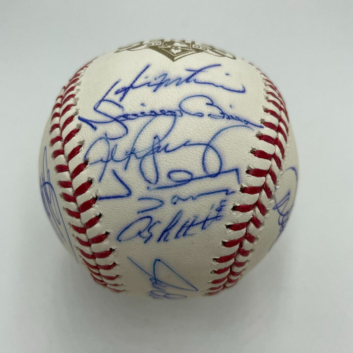 2009 New York Yankees Team Signed World Series Baseball Derek Jeter Steiner