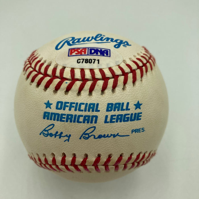 Mickey Mantle Roger Maris Joe Dimaggio Yankees Multi Signed Baseball PSA DNA COA