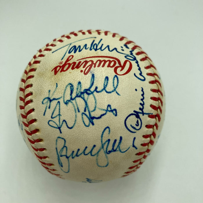 1982 St. Louis Cardinals World Series Champs Team Signed Baseball Beckett COA