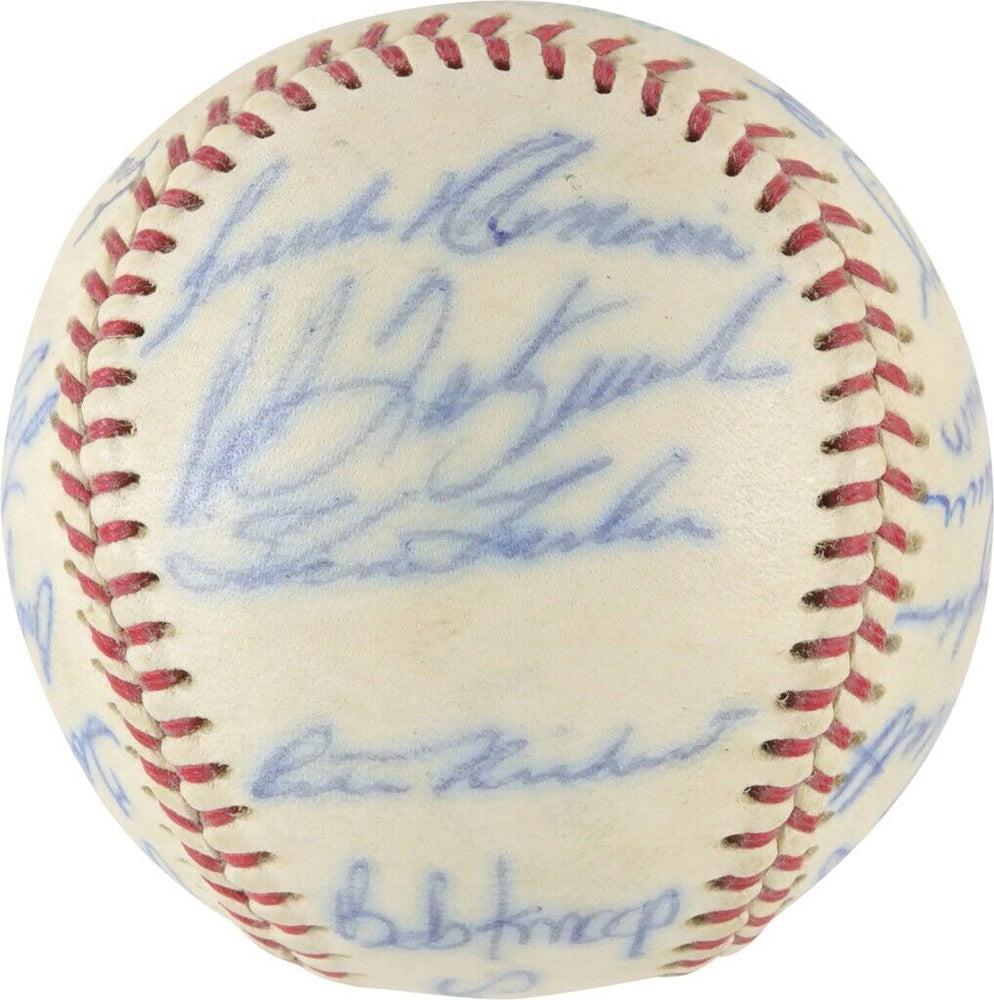 1966 All Star Game American League Team Signed Baseball Elston Howard