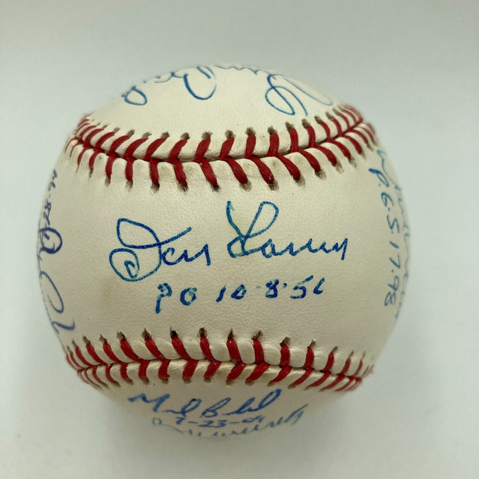 Sandy Koufax Randy Johnson Perfect Game Pitchers Signed Baseball 13 Sigs PSA DNA