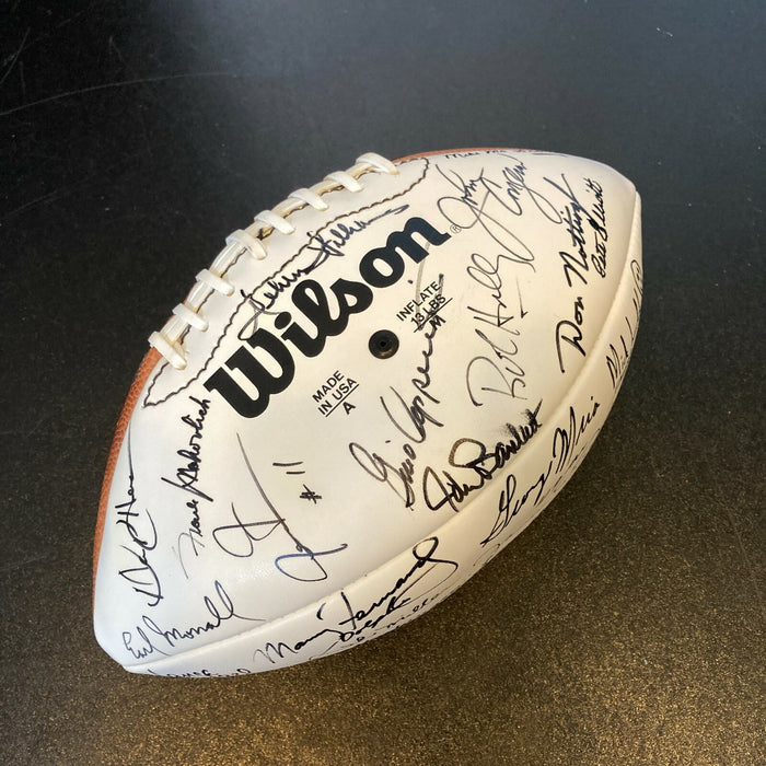 Super Bowl XXIII Attendees Signed Football Dan Marino 20+ Sigs JSA COA